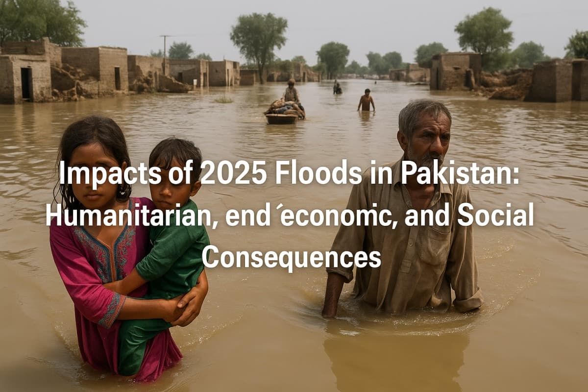 Impacts of 2025 Floods in Pakistan: Humanitarian, Economic, and Social Consequences