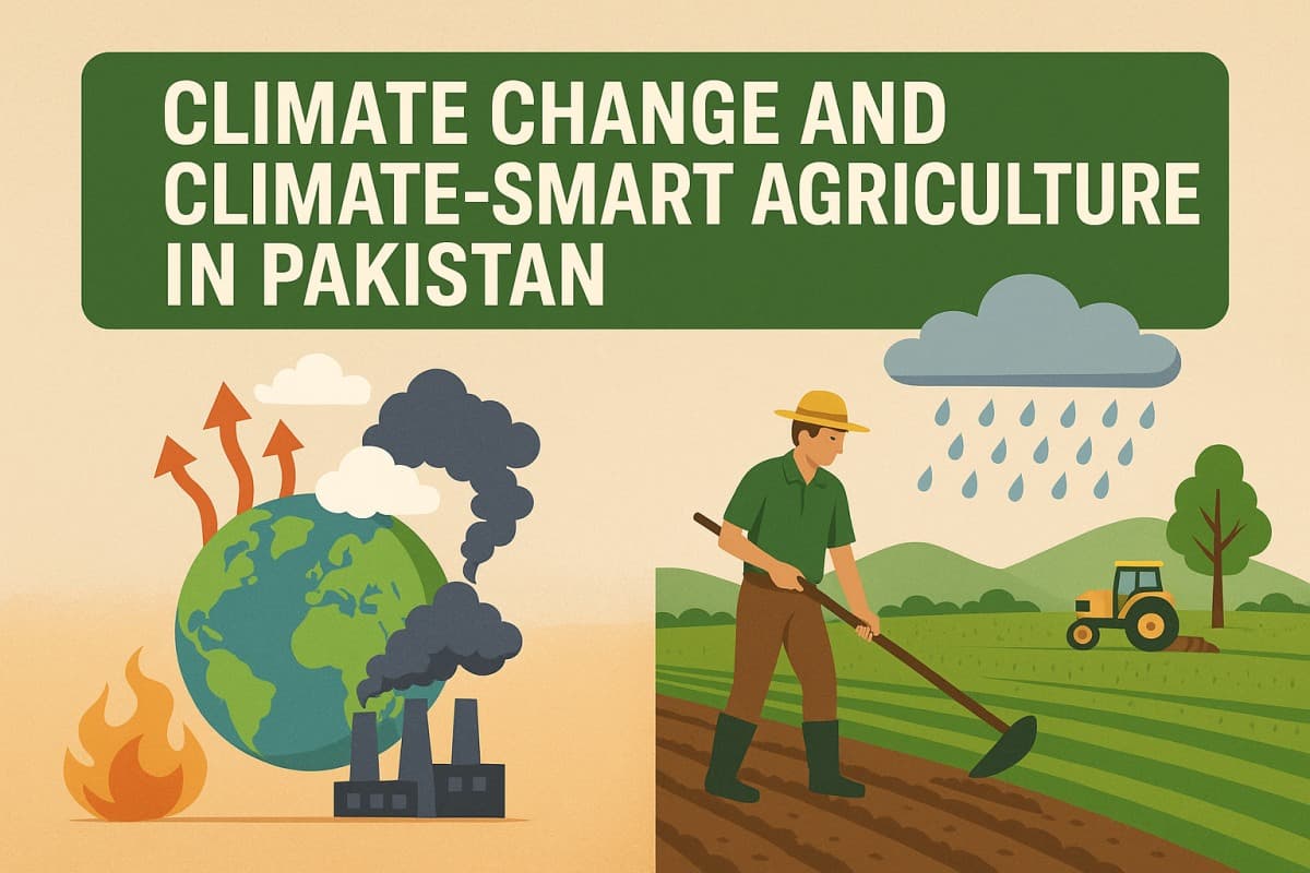 Climate Change Impacts and Climate-Smart Agriculture Practices in Pakistan