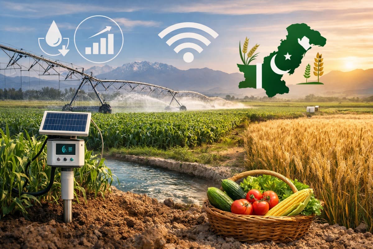 Smart Irrigation in Pakistan: How Soil Moisture Sensors Ensure Food and Water Security