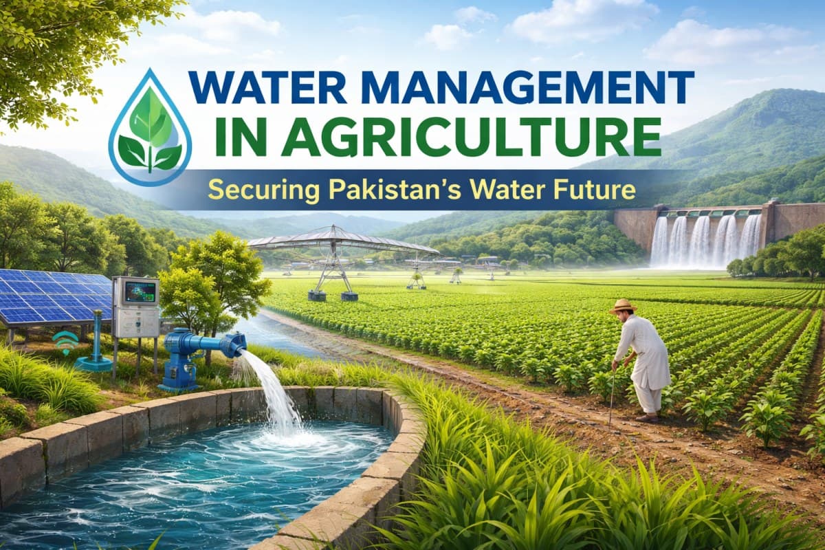 Water Management in Agriculture: Securing Pakistan’s Water Future