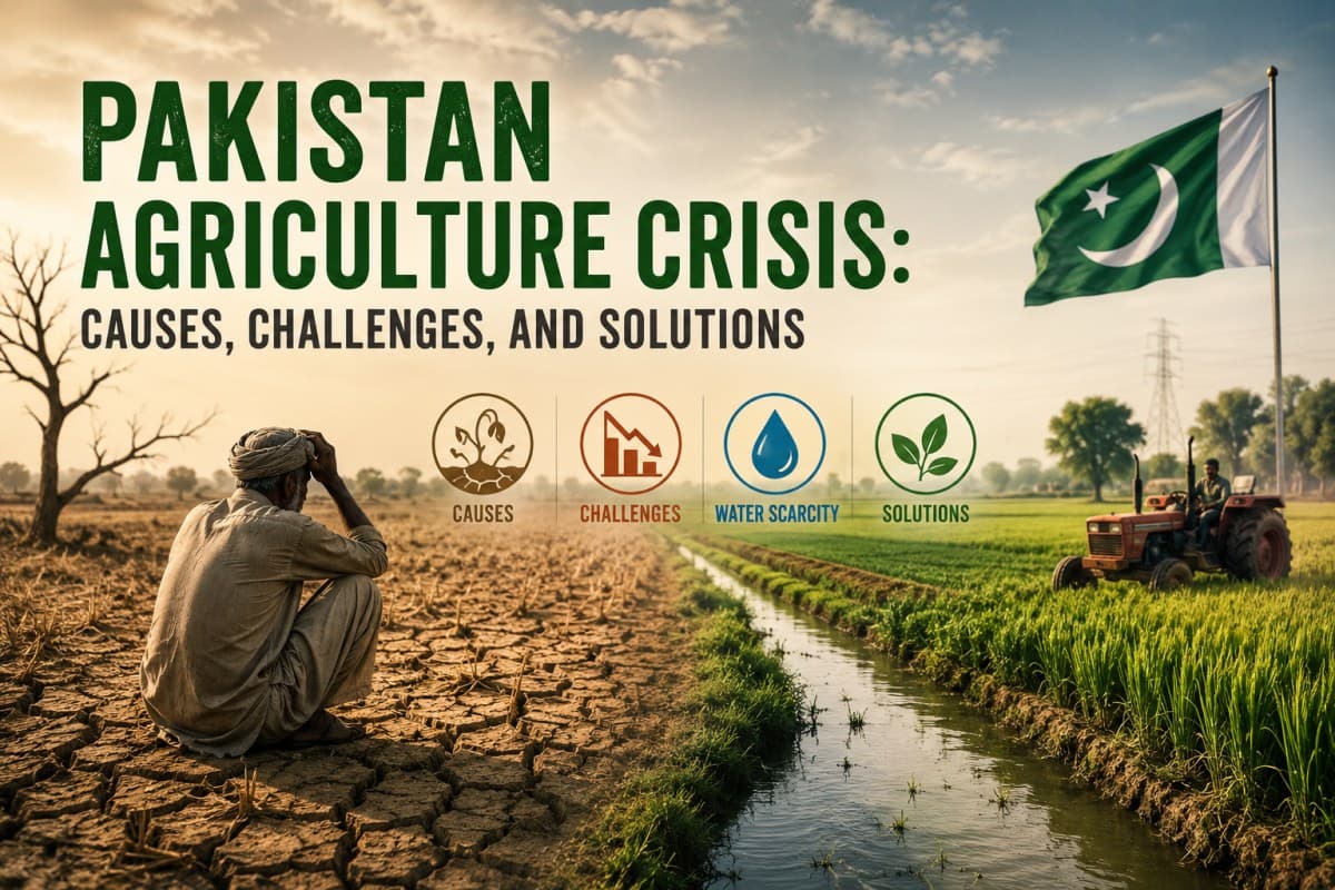 Pakistan Agriculture Crisis: Causes, Challenges, and Solutions