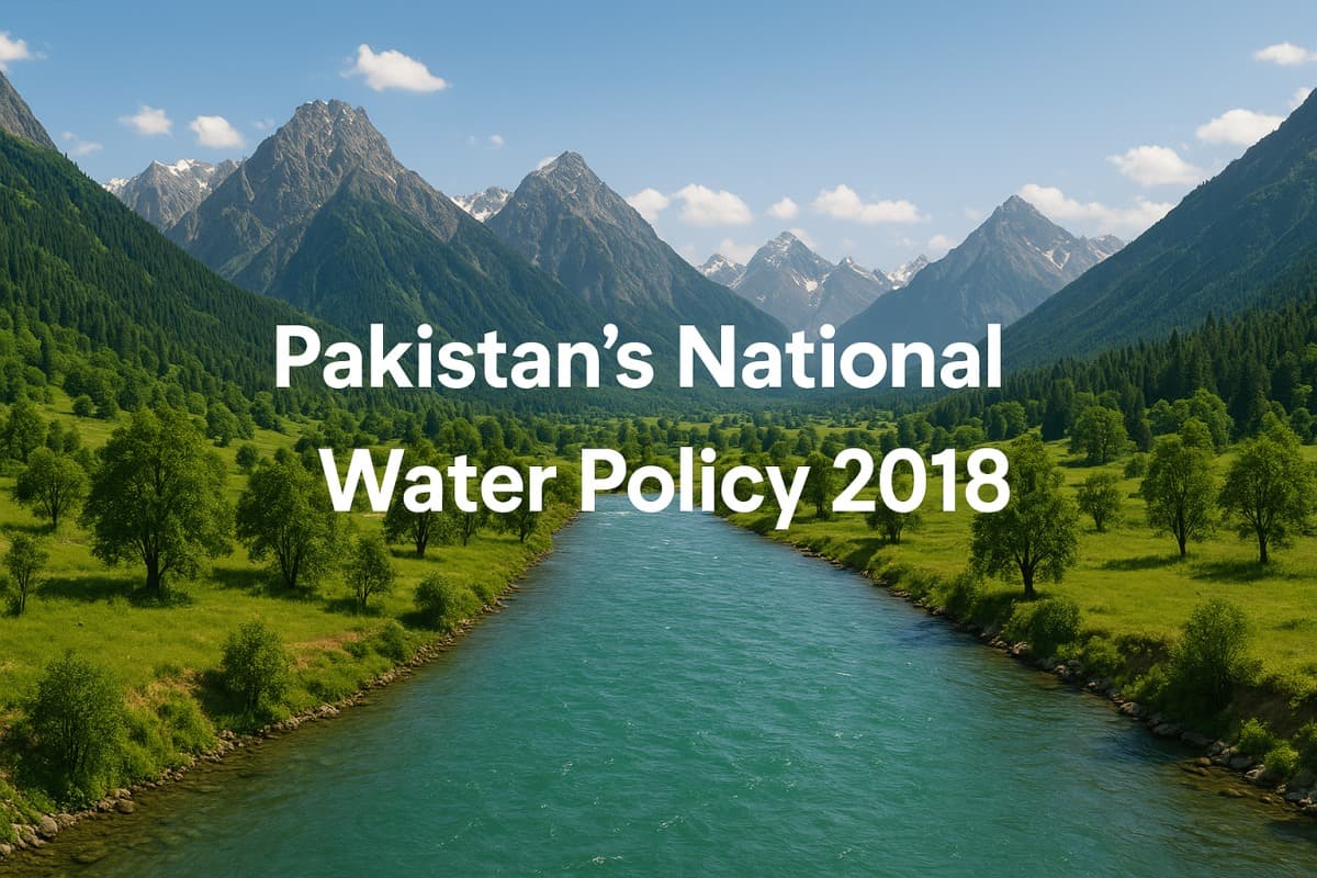 Pakistan’s National Water Policy 2018: Key Features, Goals & Implementation Challenges