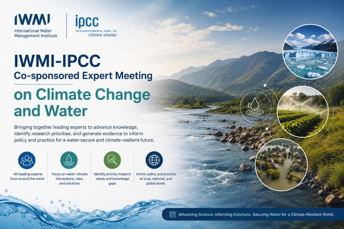 IWMI-IPCC Co-sponsored Expert Meeting on Climate Change and Water