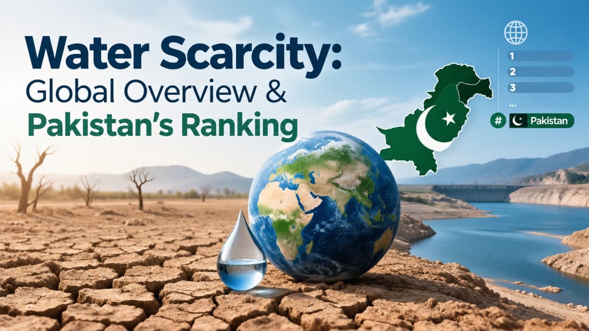 Water Scarcity: Global Overview & Pakistan’s Ranking